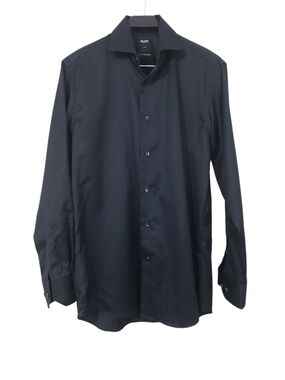 Serica Elite Men's Black Dress Shirt Size Large 15.5